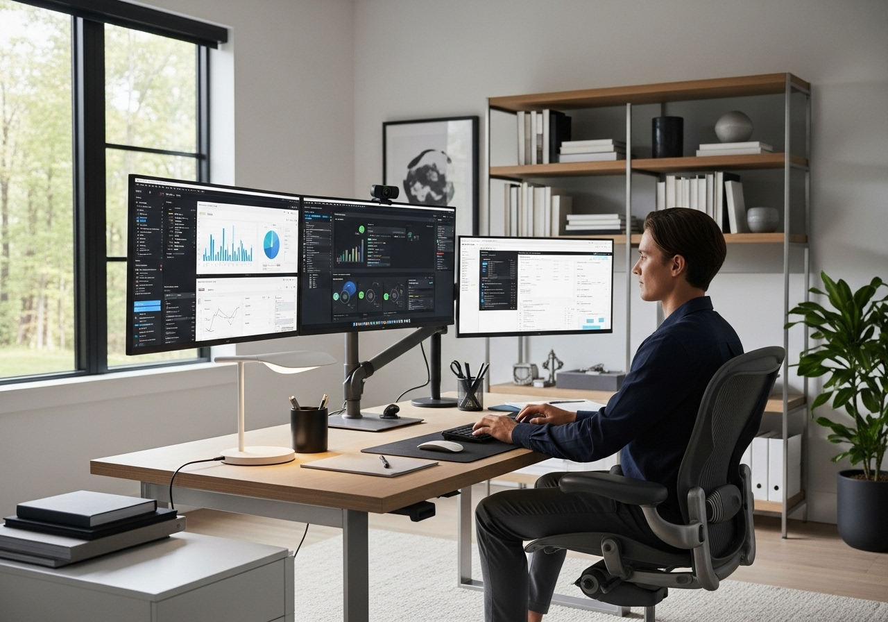 Remote work productivity
